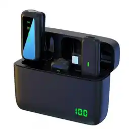 Falabella Micrófono Solapa Inalámbrico Sx6 Tipo C Color Negro oferta