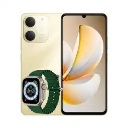 Falabella Celular Realme Note 70 4GB Ram 256Gb Dorado + Smartwatch Mobula H8 Ultra oferta