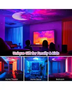 Falabella Proyector Galaxias Luna Astronauta Bluetooth Parlante Niños Estructura Blanco Pantalla Negro oferta