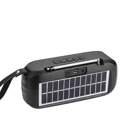 Falabella Parlante Recargable Con Panel Solar Y Linterna 12 W Rms Vta oferta