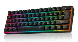Falabella Teclado Mecánico Inalámbrico Rgb Wireless 3 En 1 oferta