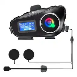 Falabella Intercomunicador Moto Q58 MAX Negro Bluetooth 5.3 IP65 25h Autonomía Funcionalidad 4 en 1 oferta