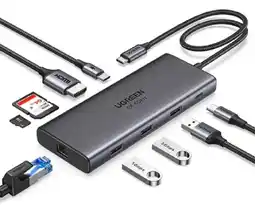 Falabella Hub Adaptador Multipuertos Usb 9 En 1 - Gris oferta