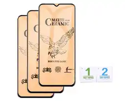Falabella 3 X Vidrios Templado Mate Cerámica Antihuella Para Motorola Moto G10 G20 G30 oferta
