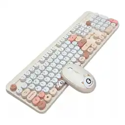 Falabella Combo Teclado y Mouse Inalámbricos USB 2.4G 105 Teclas Weibo oferta