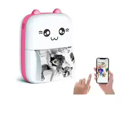Falabella Impresora Portatil Recargable Fotos Sticker Termica Celular oferta