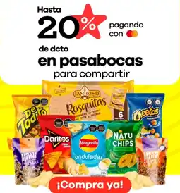 Éxito En pasabocas para compartir oferta