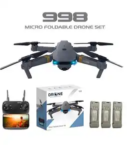 Falabella DRONE 998 PRO MAX - DOBLE CÁMARA UHD + 3 BATERÍAS oferta