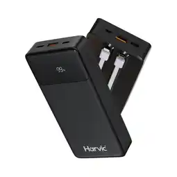 Falabella Power Bank Harvic 20000mah Cables Integrados + Carga Rápida oferta