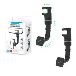 Falabella Soporte magnético celular para Espejo carro con ajuste pinza retrovisor A6-11 oferta