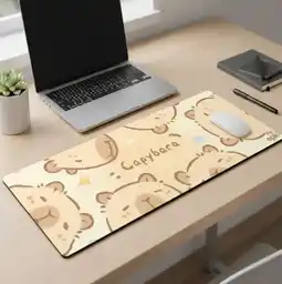 Falabella Mouse Pad Gamer Xl Largo Antideslizante Diseño Capybara oferta