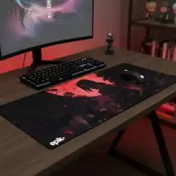Falabella Mouse Pad Gamer Xl Largo Antideslizante Diseño Itachi oferta