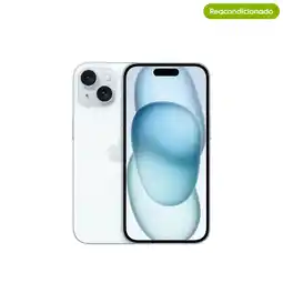 Falabella Celular IPhone 15 5G 128GB Azul Reacondicionado + Panel Solar oferta