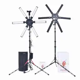 Falabella Aro de Luz LED Profesional Estrella 60W 5600K con Trípode oferta