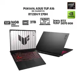 Falabella PORTATIL GAMER TUF A16/ RYZEN 9 270H/ RTX 5070 8GB/ 16 WUXGA 165HZ/ RAM 16GB - SSD 2TB M.2 oferta