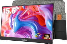 Falabella Monitor portatil 15.6 pulgadas 1080p usb c hdmi para laptop macbook y consolas gaming oferta