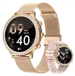 Falabella Reloj Inteligente Mujer Smartwatch De Lujo Llamadas Bluetooth oferta