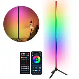 Falabella Barra De Luz Lampara Profesional De Pie Iluminación Ambiente Con Sensor de Sonido Control App oferta