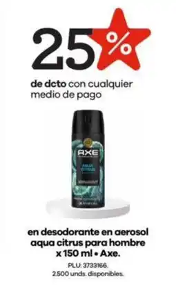 Surtimax Axe desodorante en aerosol oferta