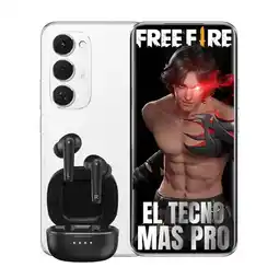 Falabella Celular Tecno Spark 40 Pro+ 8GB Ram 256GB Blanco + Audifonos Genius oferta