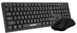 Falabella Kit Mouse Y Teclado Alámbrico Color Negro oferta