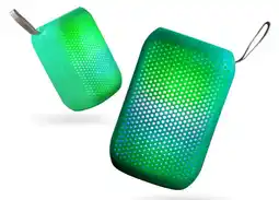 Falabella Mini Parlante Bluetooth Kts-1997 Luces Led Potente Portátil Verde oferta