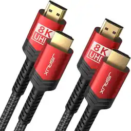 Falabella Cable HDMI 2.1 JSAUX Ultra High Speed 8K (2 Pack - 1.8 mts) oferta