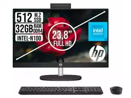 Falabella TODO EN UNO INTEL CORE N100 SSD 512GB RAM 32GB IPS 23.8 FHD oferta