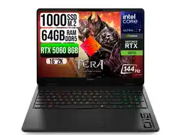 Falabella PORTATIL OMEN 16 CORE ULTRA 7 255H RTX5060 8GB SSD 1TB RAM 64GB 16 2K IPS oferta