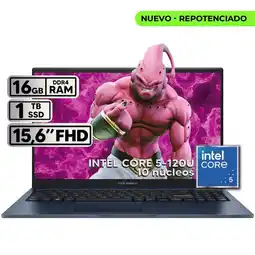 Falabella PORTÁTIL VIVOBOOK 15 INTEL CORE I5 120U 16 GB RAM 1TB SSD 15.6″ FHD oferta