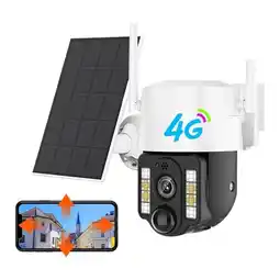 Falabella Cámara solar wifi 4g exterior ip66 seguridad app v380 oferta