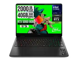 Falabella PORTATIL OMEN 16 CORE ULTRA 7 255H RTX5060 8GB SSD 2TB RAM 40GB 16 2K IPS oferta