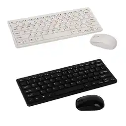 Falabella Combo Mini Teclado + Mouse Inalámbrico Receptor USB K-03 Negro oferta