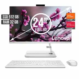 Falabella TODO EN UNO AMD RYZEN 7-7730U SSD 512GB RAM 32GB LED 24 FULL HD oferta