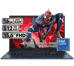 Falabella PORTÁTIL VIVOBOOK 15 INTEL CORE I5 120U 16 GB RAM 512 GB SSD 15.6″ FHD oferta