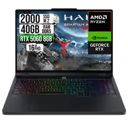 Falabella PORTATIL LEGION AMD RYZEN 9-8945HX RTX 5060 8GB SSD 2TB RAM 40GB 16 IPS 240HZ oferta