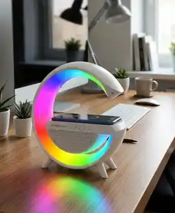 Falabella LAMPARA PARLANTE BLUETOOTH Y CARGA INALAMBRICA oferta