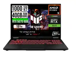 Falabella PORTATIL TUF A16 AMD RYZEN 9 270 RTX 5070 8GB SSD 1TB RAM 40GB 16 FHD 165HZ oferta
