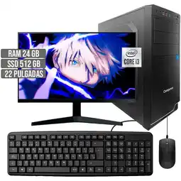 Falabella COMPUTADOR INTEL CORE I3-10105 SSD 512GB RAM 24GB LED 22 FHD oferta