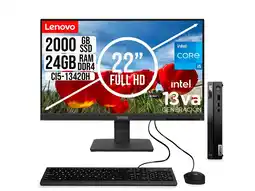 Falabella COMPUTADOR TINY INTEL CORE I5-13420H SSD 2TB RAM 24GB 21.5 FHD S22-4e oferta