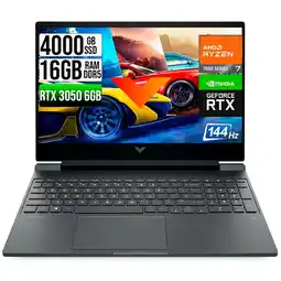 Falabella VICTUS AMD RYZEN 7-7445HS RTX 3050 6GB SSD 4TB RAM 16GB LED 15,6 FHD 144Hz oferta