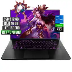 Falabella ROG ZEPHYRUS INTEL CORE I7-13620H RTX 4070 8GB SSD 512GB RAM 16GB LED 16 FHD 165Hz oferta