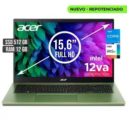 Falabella PORTATIL ASPIRE INTEL CORE I5-1235U SSD 512GB RAM 12GB LED 15,6 FHD oferta