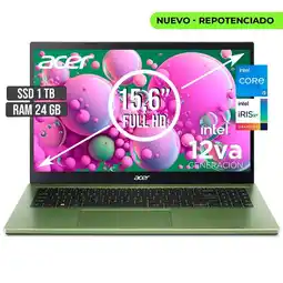 Falabella PORTATIL ASPIRE INTEL CORE I5-1235U SSD 1TB RAM 24GB LED 15,6 FHD oferta