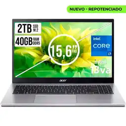 Falabella Portátil Aspire Intel Core I7 13620H 2TB SSD 40GB RAM 15.6 FHD oferta