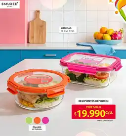 Ara Smukee home recipientes de vidrio oferta