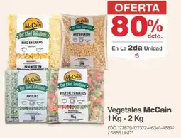 Makro Mccain vegetales oferta