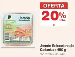 Makro Colanta jamón seleccionado oferta