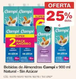 Makro Campi bebidas de almendras oferta