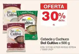 Makro Del cultivo cebada y cuchuco oferta